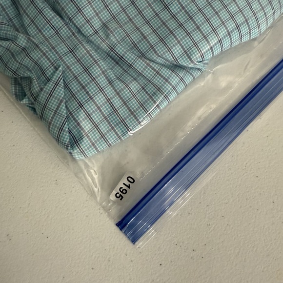 Peter Millar Performance Shirt Men's Large Green Plaid Golf Work Preppy - Picture 7 of 7